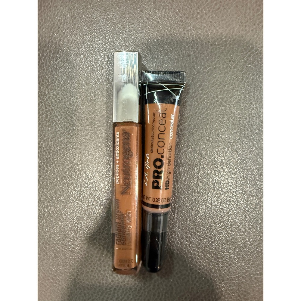 Neutrogena Radiant Cream & LA Girl PRO Conceal HD Concealer Bundle Tan Deep